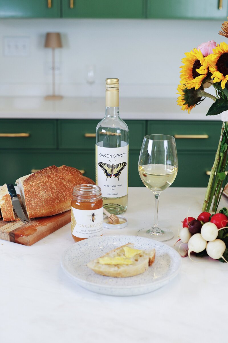 bread, wine and cheese