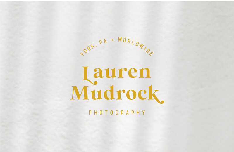 Logo in a serif font with text "Lauren Mudrock Photography"