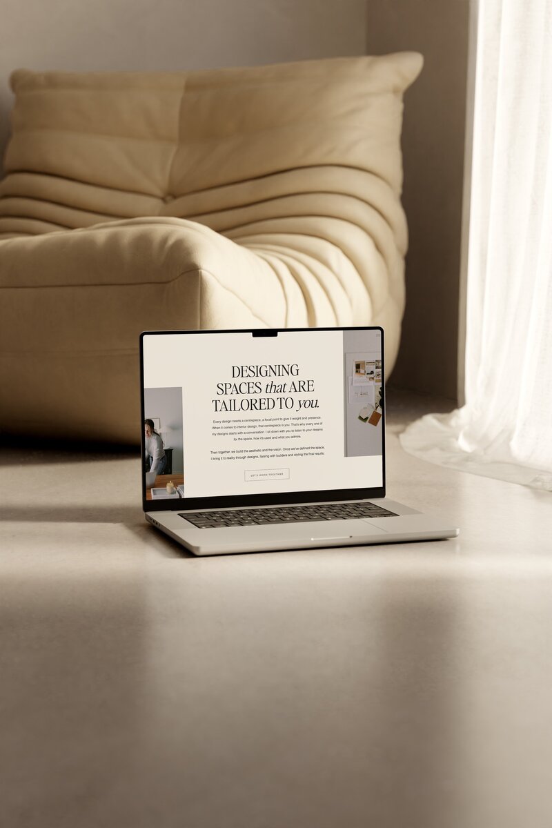 Interior designer web design by Kathlyn Jarvis 8