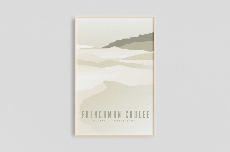 Framed (Smaller) - Frenchman Coulee
