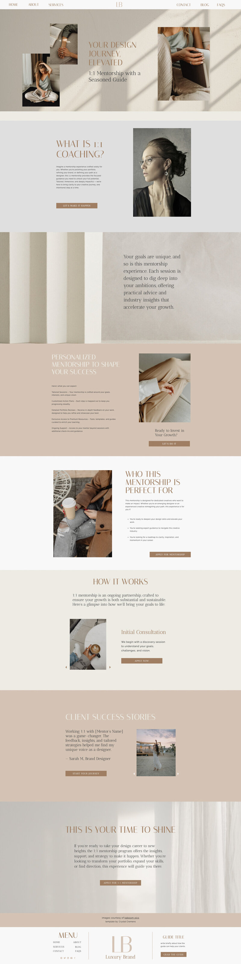 Combine elegance and strategy with Showit templates designed to elevate your brand’s online presence.