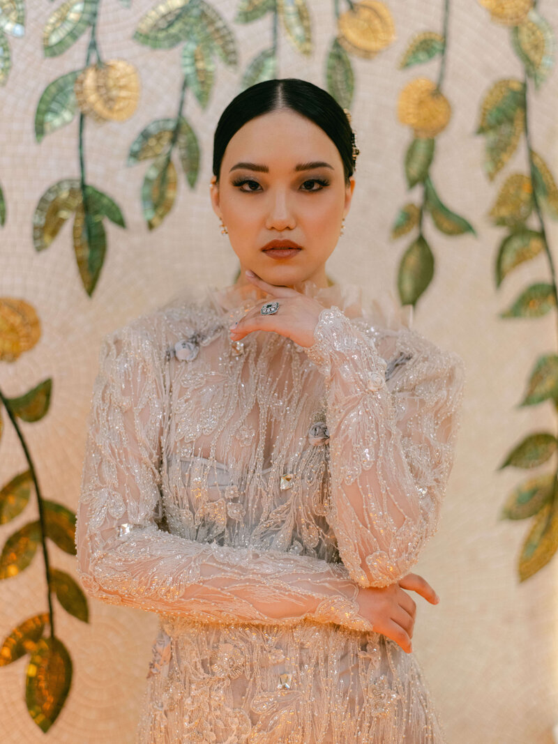 Bridal makeup at Baccanalia Mayfair