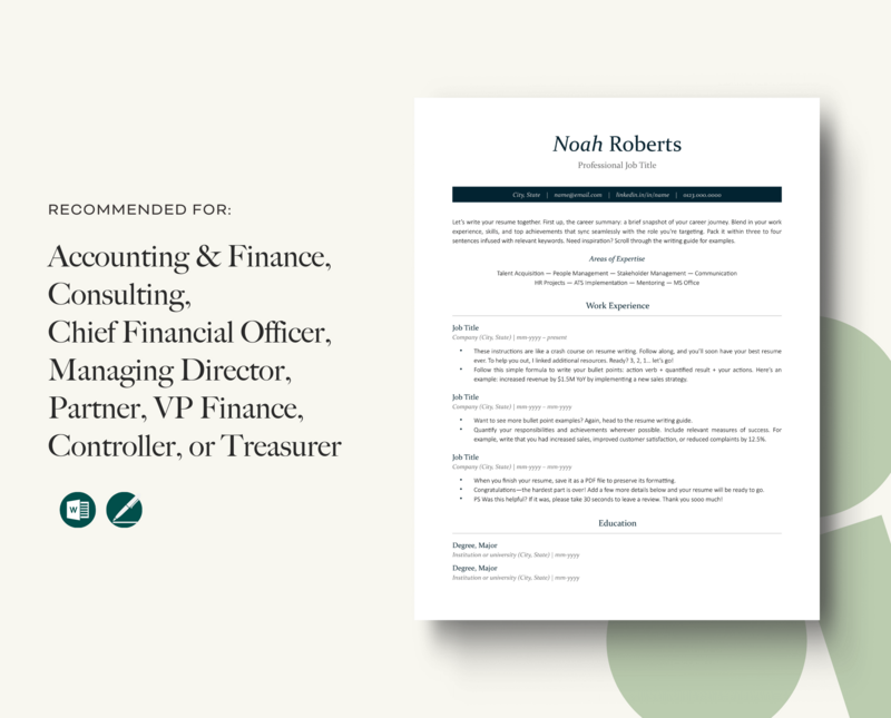 ATS-FRIENDLY RESUME + COVER LETTER