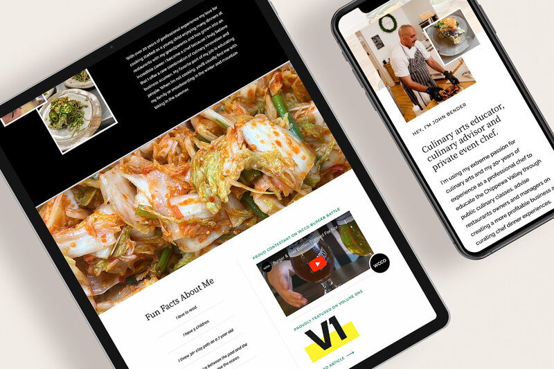 Semi Custom Website Design for Culinary Educator-5