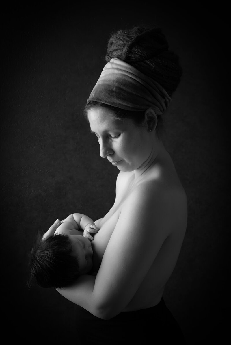 Newborn and Mother Portrait