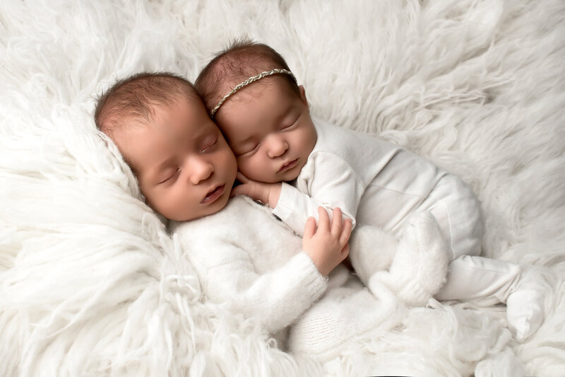 Sacramento, Ca Newborn Photographer. Posed newborn photography. twin newborn session