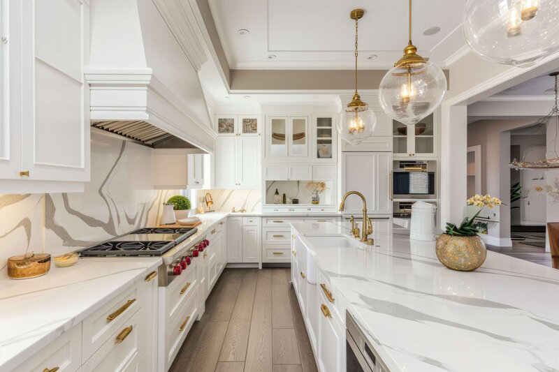 Remodeled kitchen by general contractor Dallas, TX