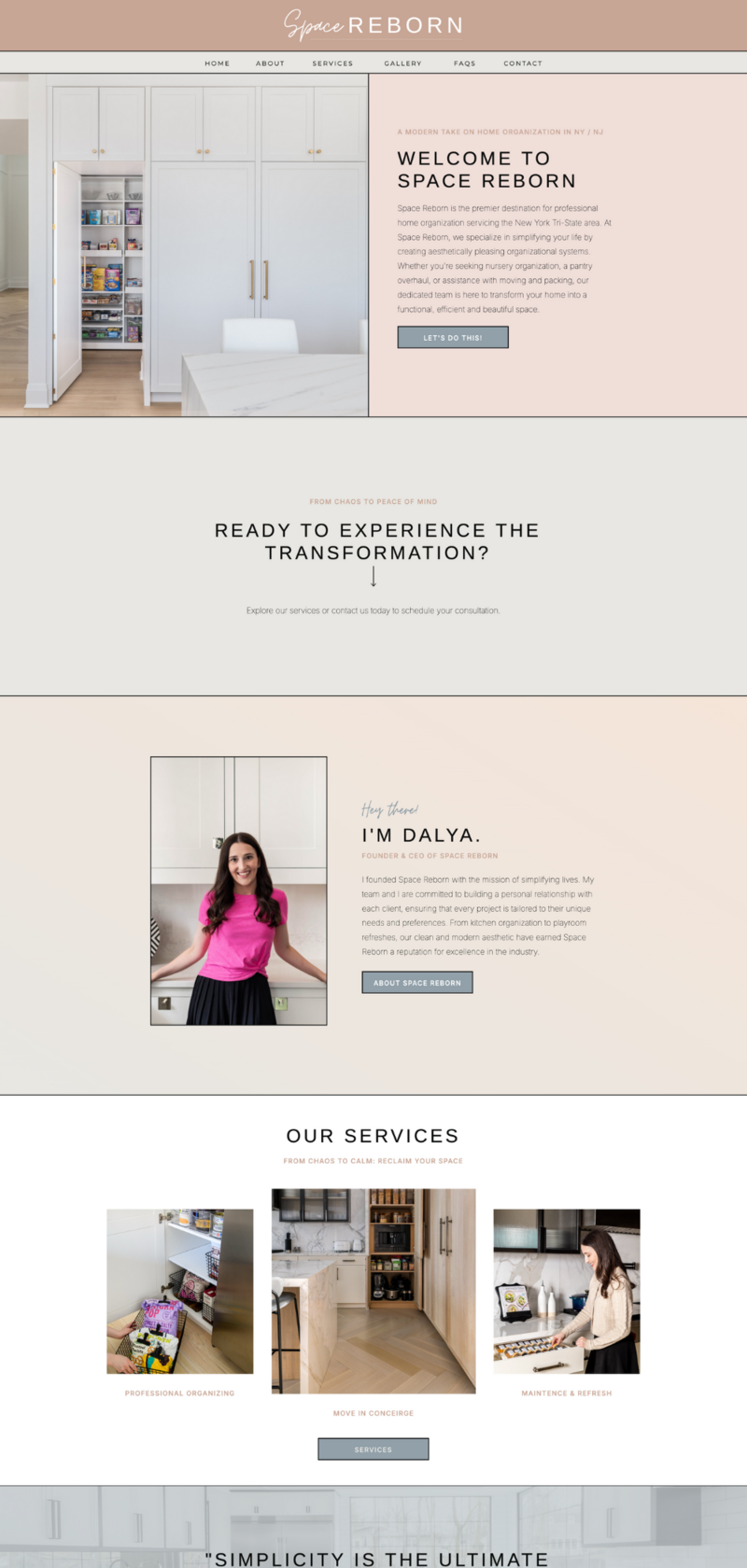 monarch semi custom websites