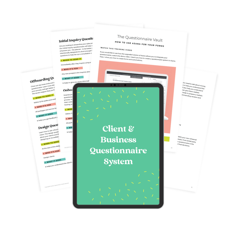 Client & Business Questionnaire System