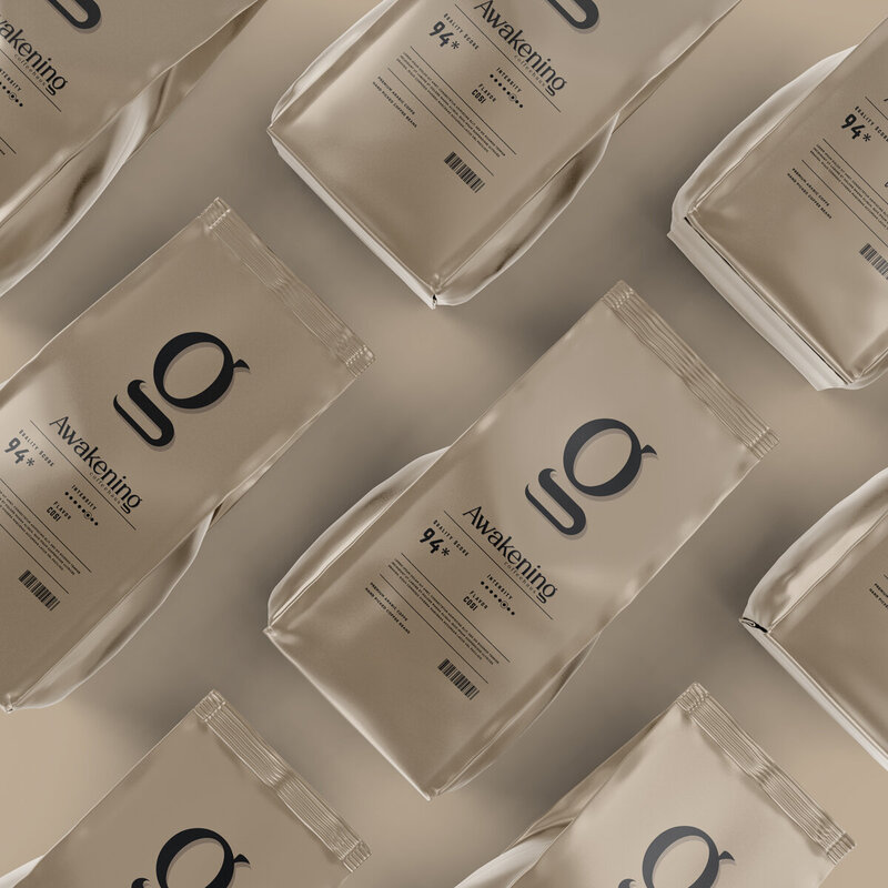 Brand Identity & Packing for Awakening Coffee Haus| Brand Identity Service, Creative Studio, The Flat Iron Foundry