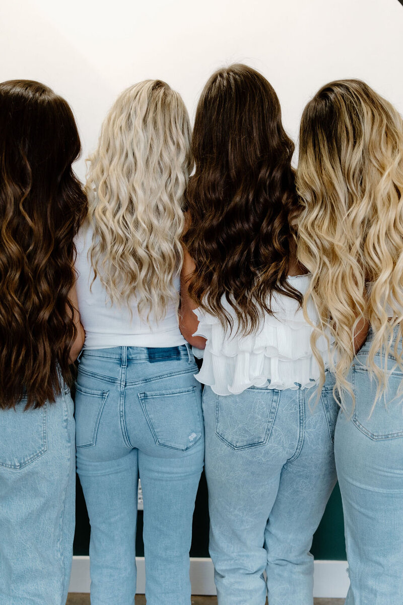 We offer custom hair extensions for all types of hair to help you achieve a year round look