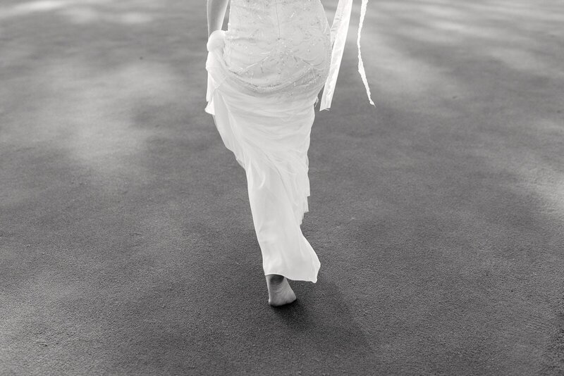 Barefoot boho bride at Pipers Heath Wedding Milton Toronto Wedding Venue Jacqueline James Photography
