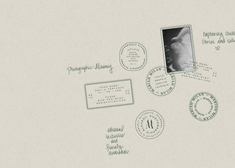the Mariah Milan's brand marks stamps