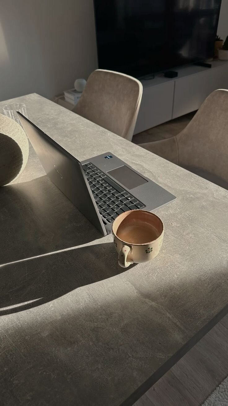 home office vibes 🧸🍂🤎