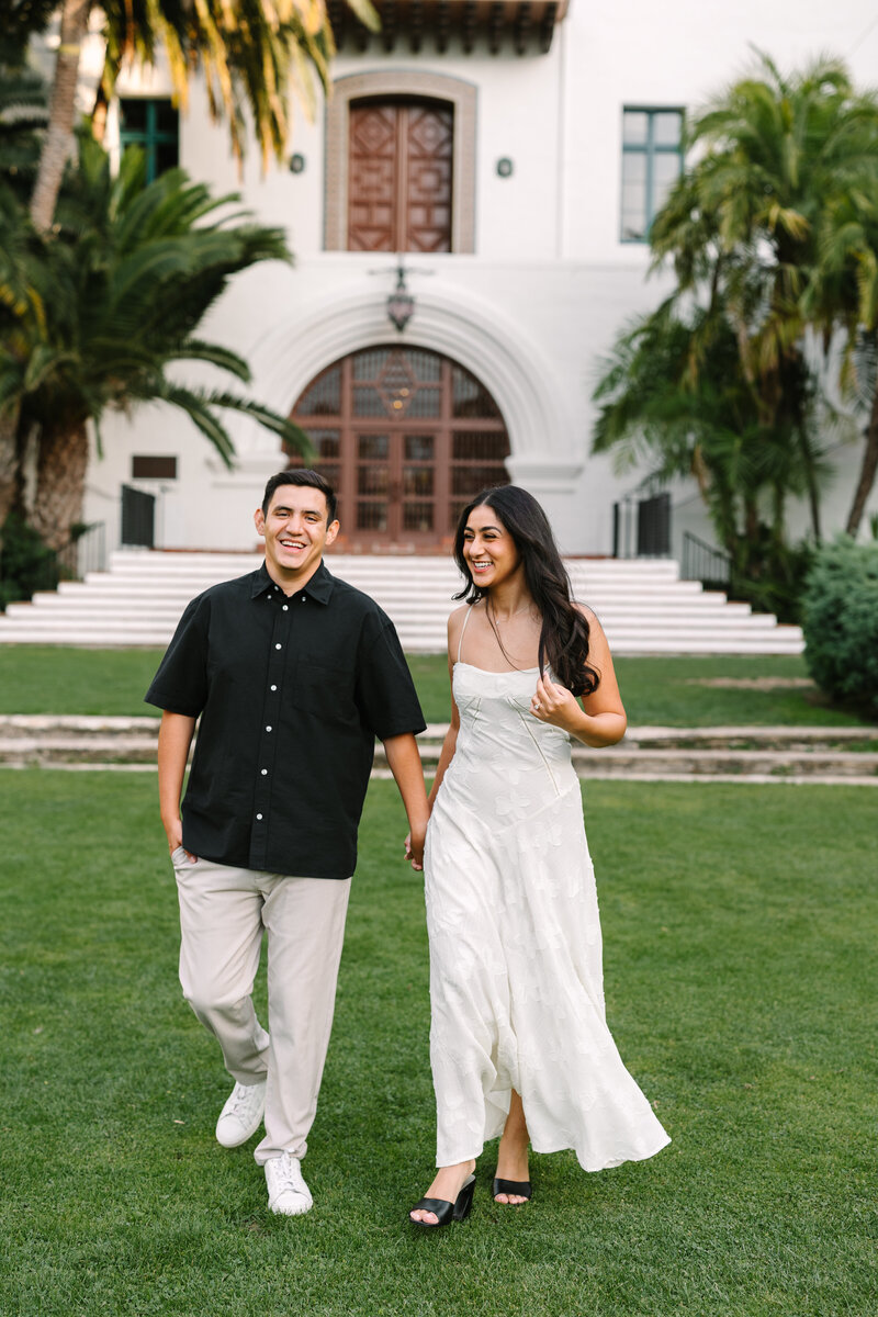 Santa barbara courthouse engagment photographer- California wedding photographer