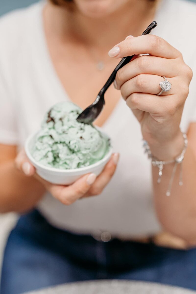 penn state engagement photos 2 ice cream date