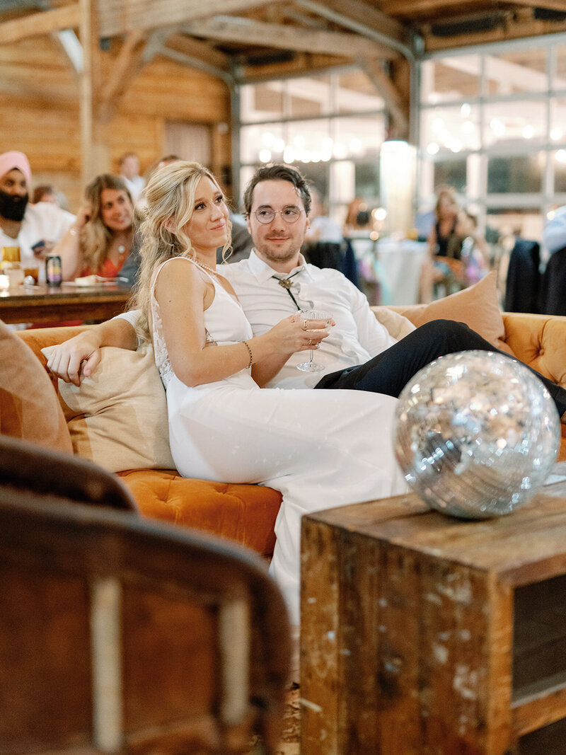 Austin wedding planner sets a wooden table