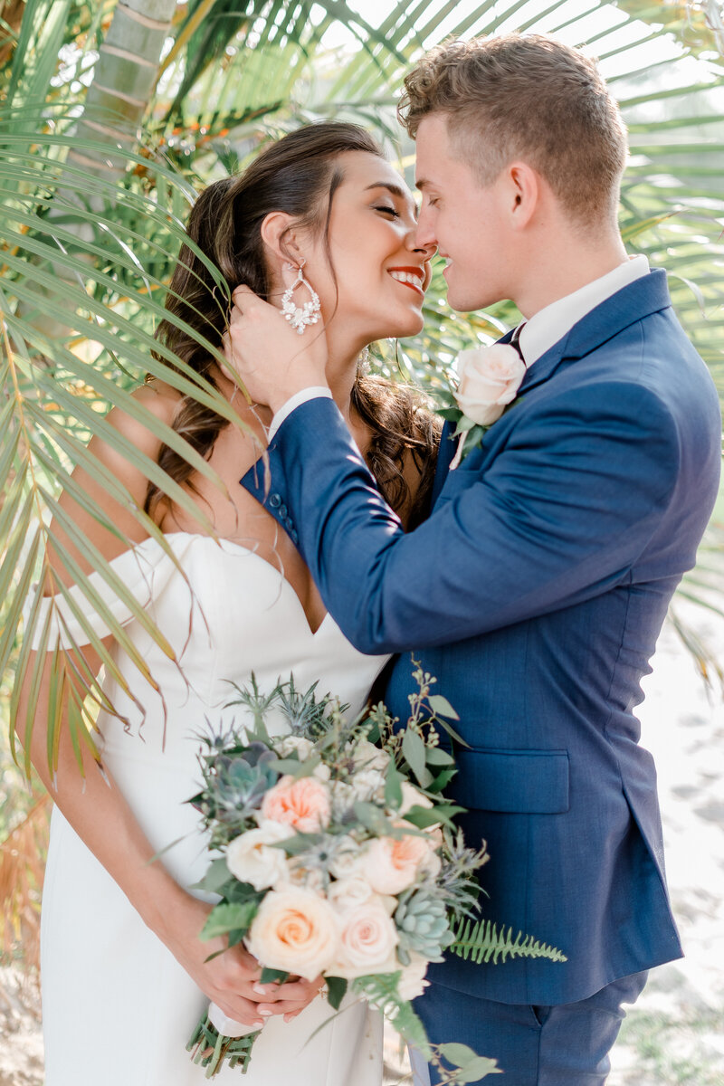 The Ritz Carlton Orlando Grande Lakes Couple's portraits after their ceremony
