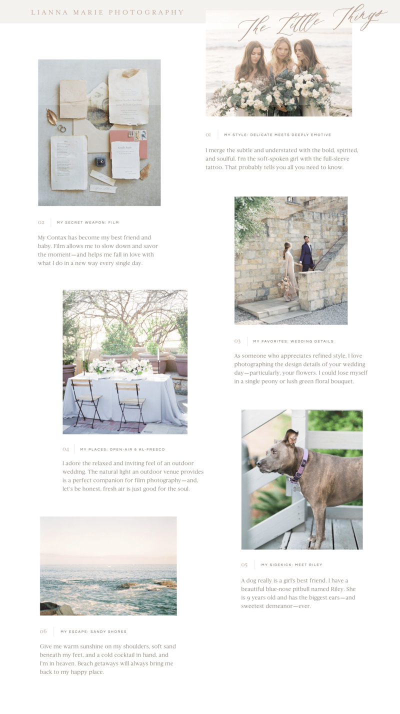 A website mockup.