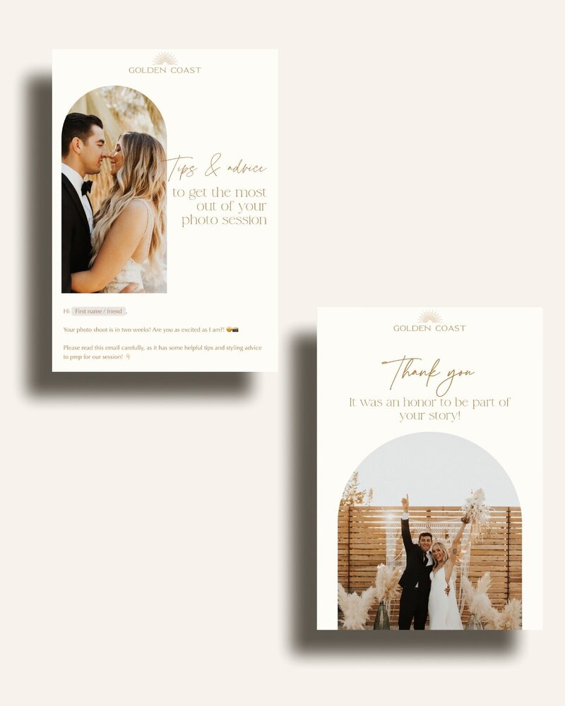 Flodesk email templates Golden Coast 3