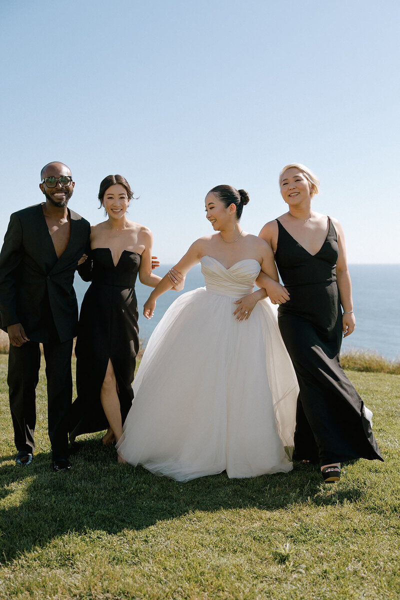 Ocean view wedding at Catalina View Gardens in Palos Verdes, California - 5