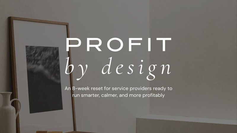 PROFIT BY DESIGN
