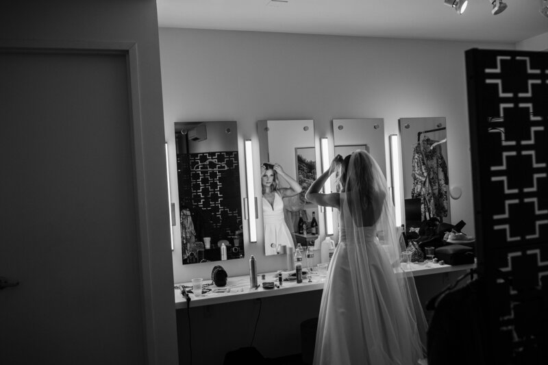 bride getting ready