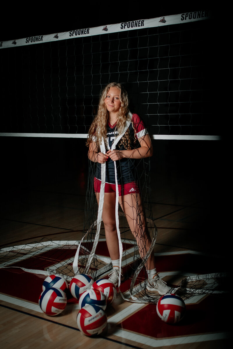 Volleyball senior picture ideas