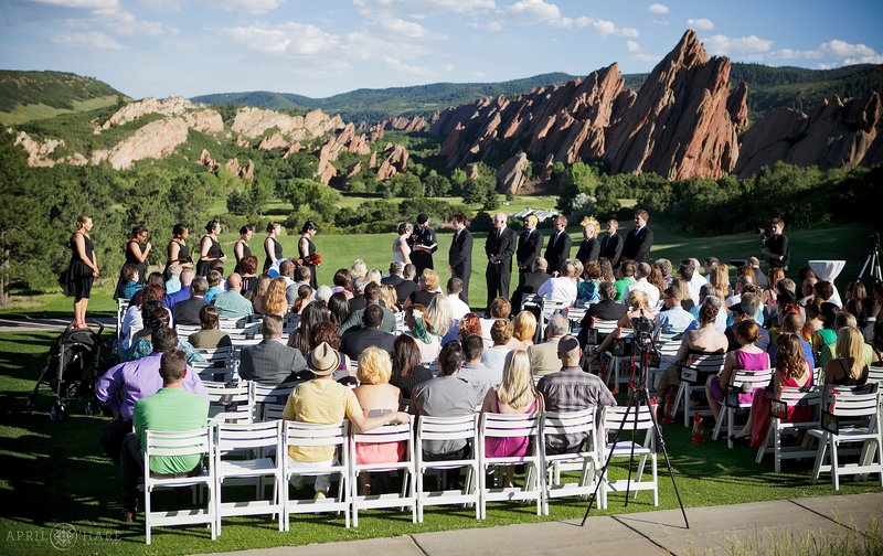 Bright & sunny Colorado wedding at Arrowhead Golf Course