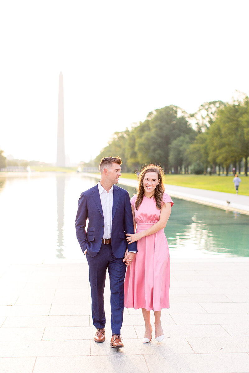 Lincoln Memorial Engagement Session DC Wedding Photographer-8