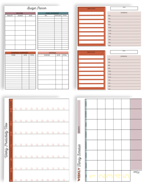 Canva Planner Templates