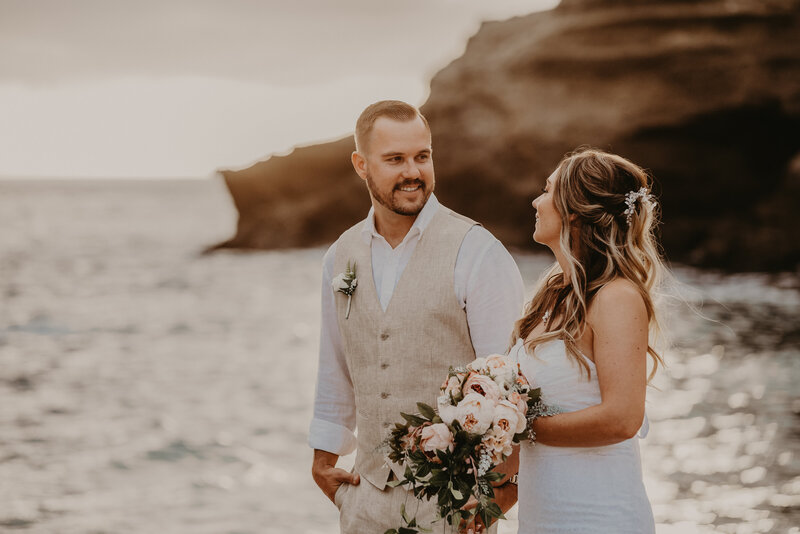 southern california beach elopement