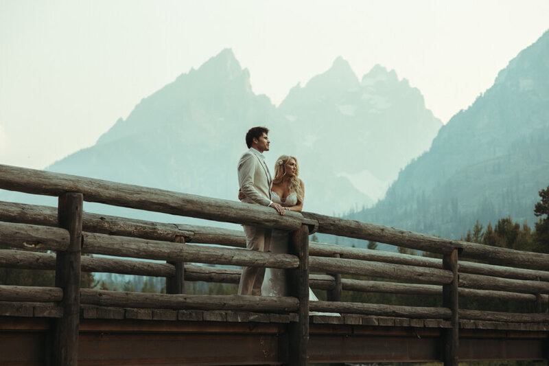 ntimate elopement captured by Grand Teton elopement photographer.