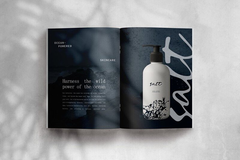 salt skincare advertisig