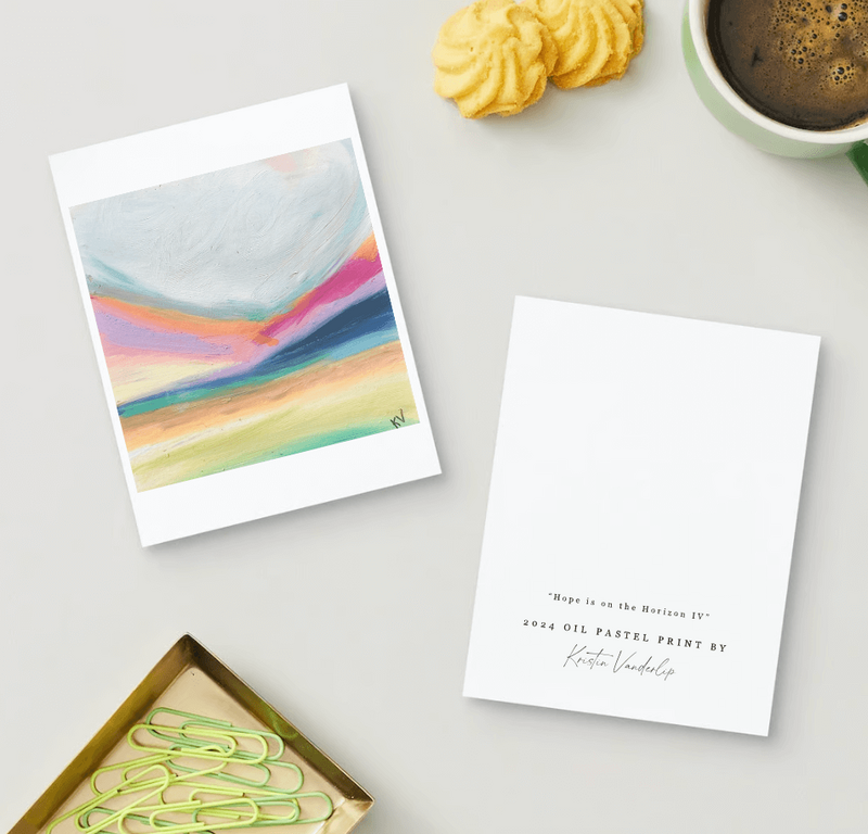 hope is on the horizon mock up white desk
