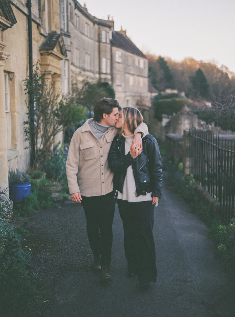 Analogue couple portraits in Bradford-on-Avon