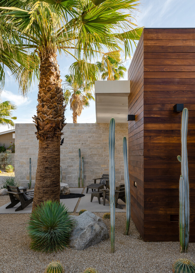 Custom high end residential project in Palm Springs designed by Los Angeles architect