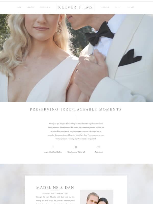 videographer-website-template