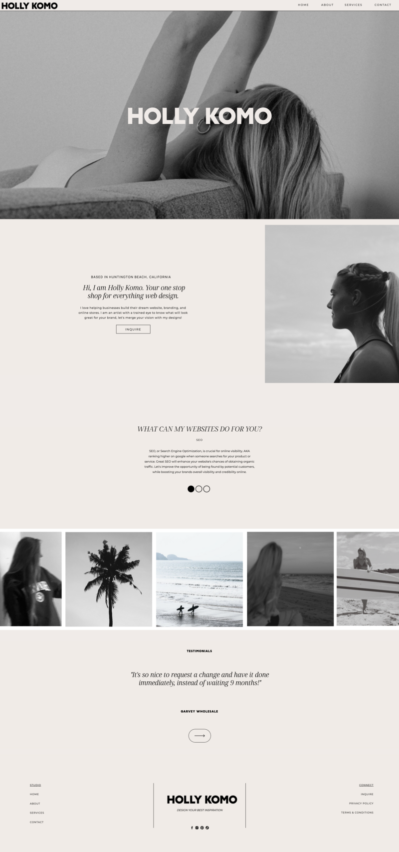 holly komo home page ss