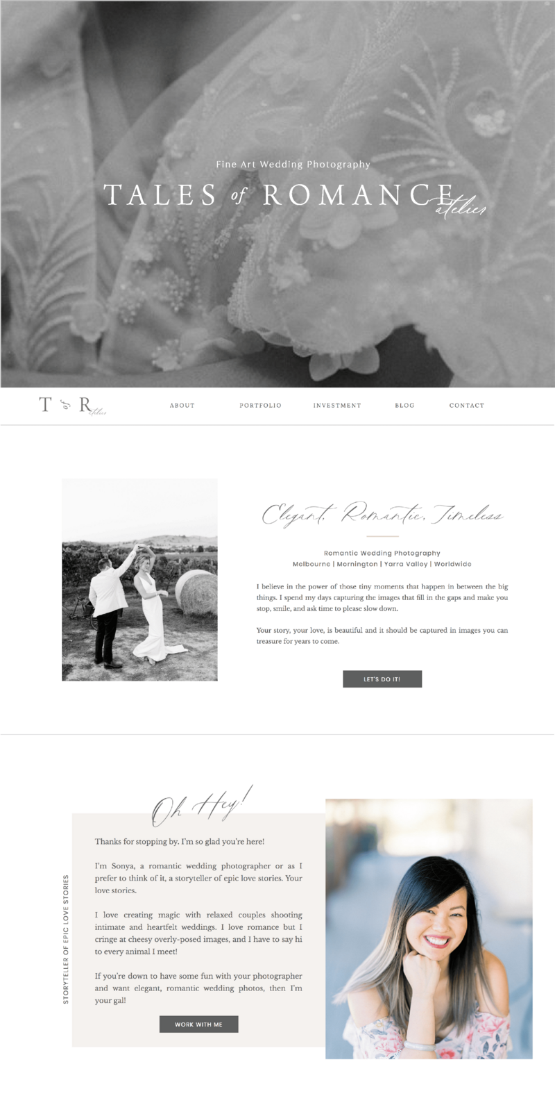 A website mockup.