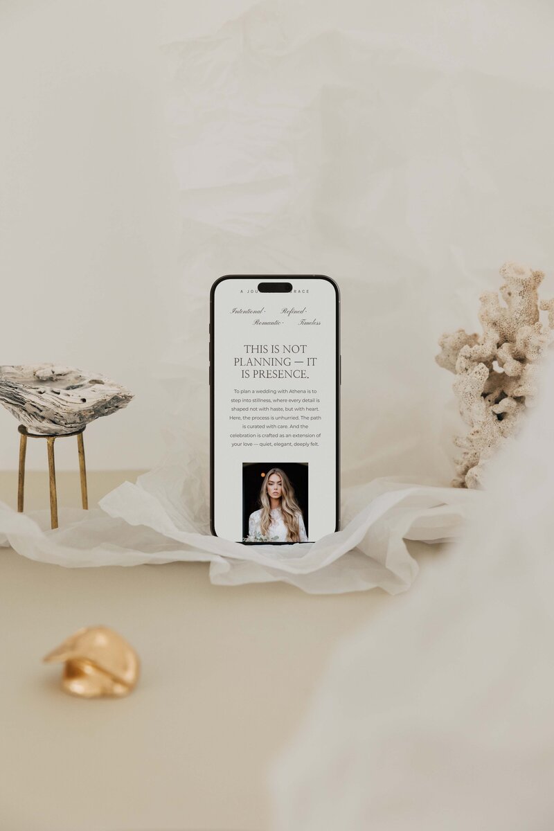 Athena - Luxury Wedding Planner Showit Website Template and Branding 008