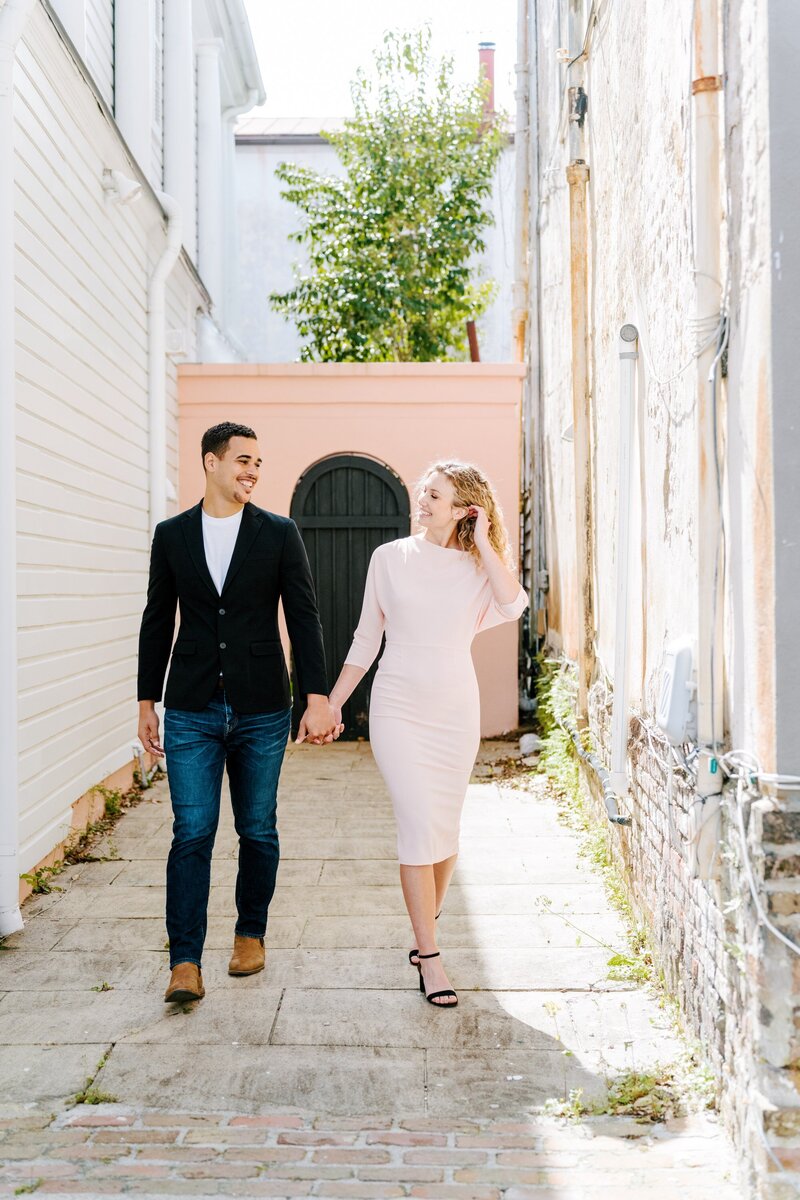 Downtown Charleston Pink Figgy Engagement Session_0021