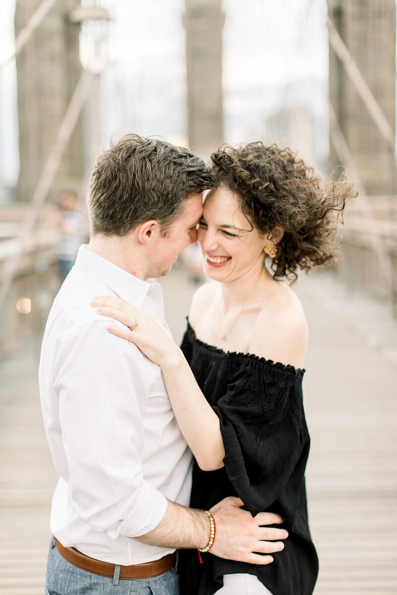 happy couple's engagement photography