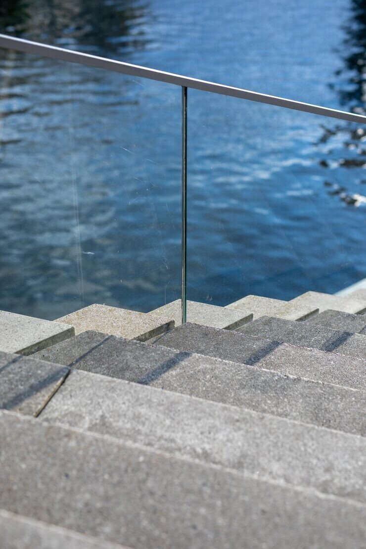 Modern Glass & Aluminum Railings in Boca Raton, South Florida