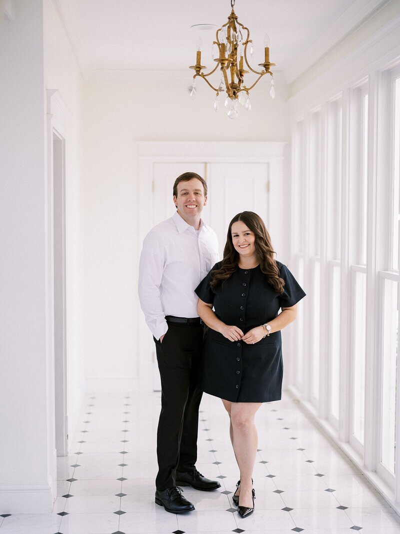 Professional headshot of wedding photographer husband and wife team for brand update, taken by North Carolina brand photographer Casie Marie
