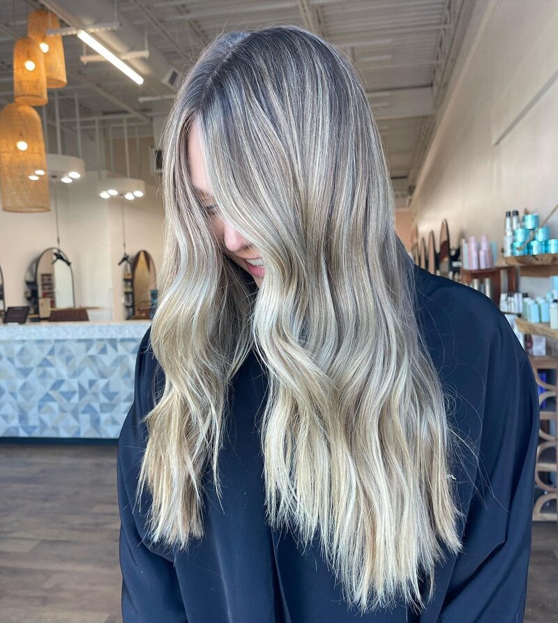Lived in Low Maintenance Beachy Blonde Sun-kissed  Hair Color by Salt Hair Collective - East Beach Norfolk Hair Salon for Lived in Low Maintenance Color - 41