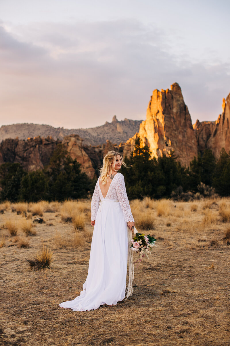 smith rock state park elopement