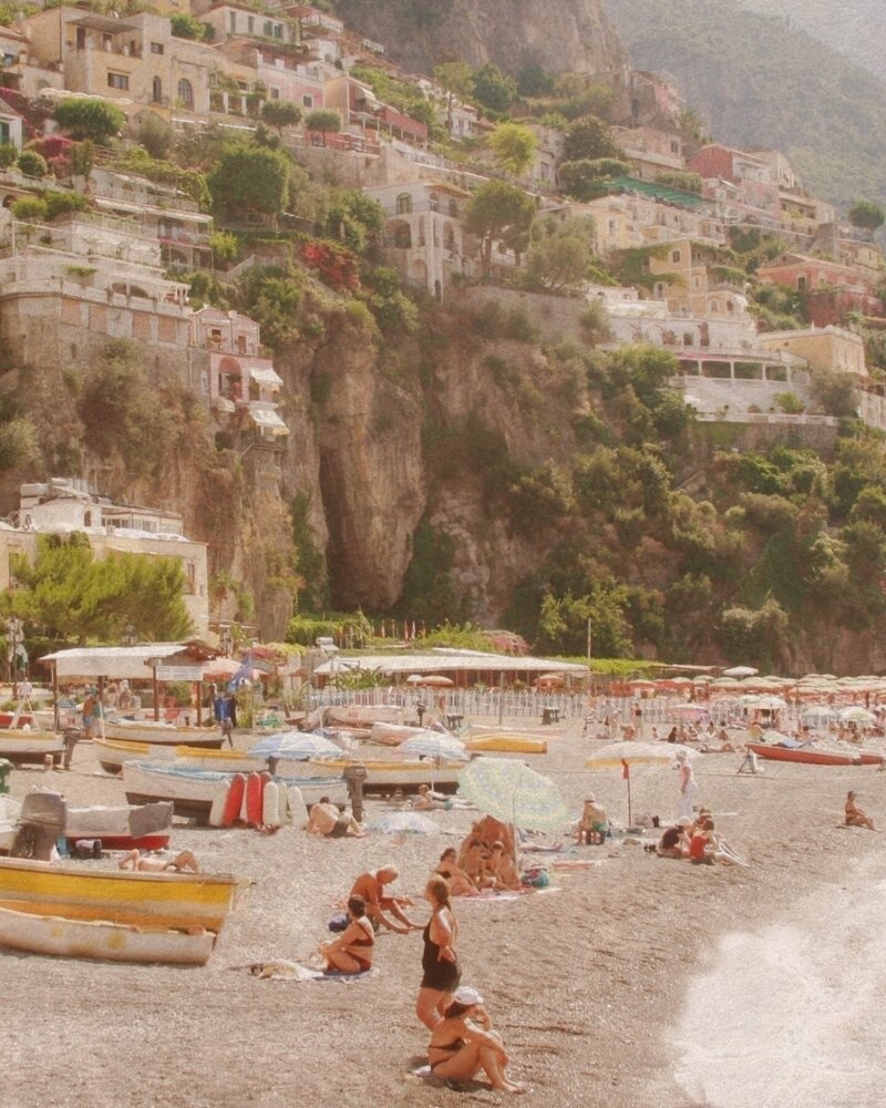 Italian beach vintage