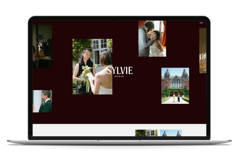 Sylvie showit website template for photographers mockup