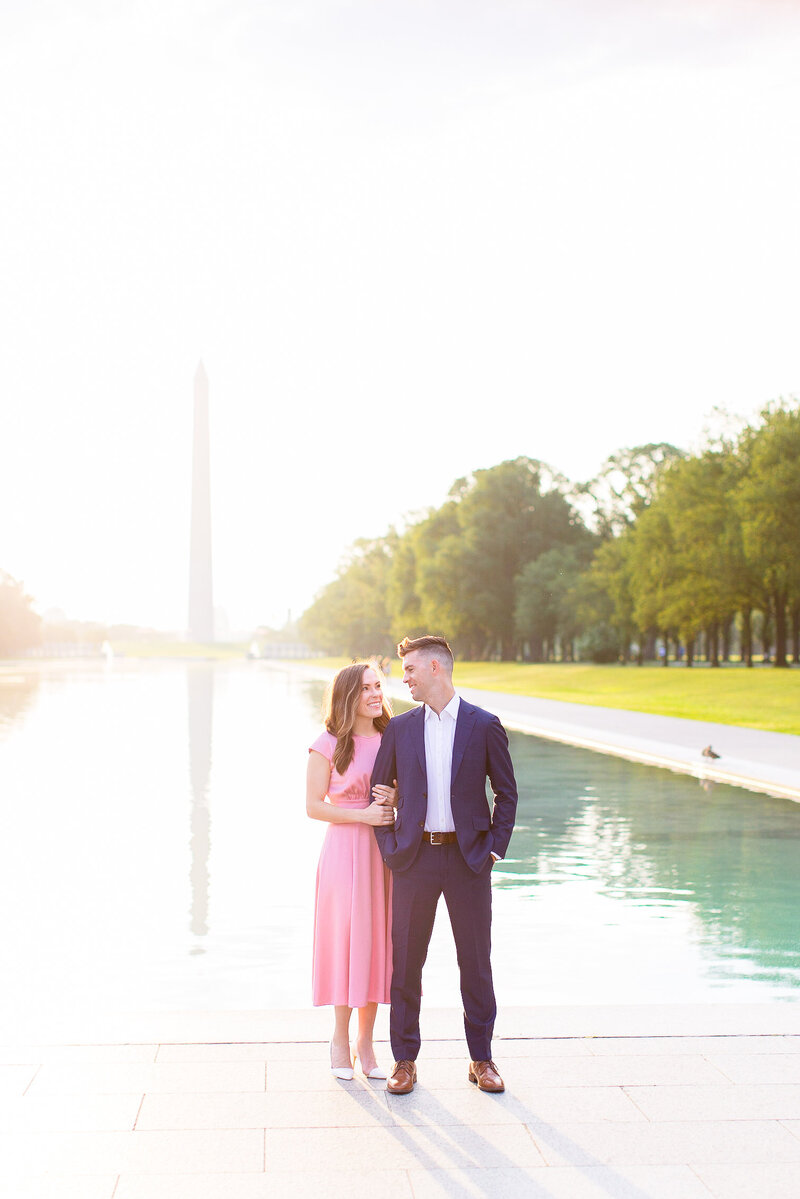 Lincoln Memorial Engagement Session DC Wedding Photographer-1